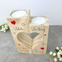 Personalised Couples Names Heart Tea Light Holders, thumbnail 4 of 8