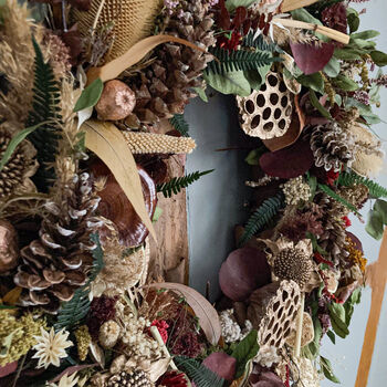 Dried And Preserved Wreath 60cm, 5 of 5
