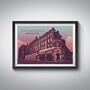 The Roadhouse Manchester Travel Poster Art Print, thumbnail 1 of 8