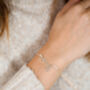 Libra Zodiac Star Sign Bracelet For October Birthday, thumbnail 3 of 7