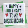 Personalised Husband Birthday Book Card, thumbnail 2 of 7