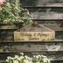 Personalised Garden Sign With Hand Painted Flowers, thumbnail 4 of 8