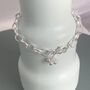 50th Birthday Sterling Silver Beads Bracelet, thumbnail 2 of 4