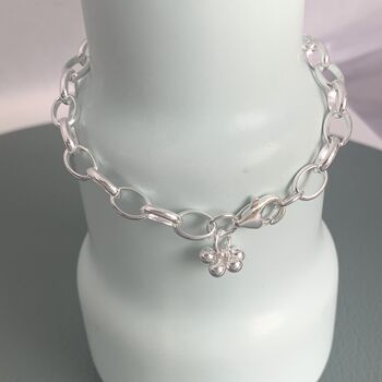 50th Birthday Sterling Silver Beads Bracelet, 2 of 4