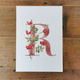 R Is For Rosehips Initial Print, Personalised, thumbnail 5 of 10