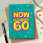 Funny 60th Epic Milestone Birthday Card, thumbnail 1 of 4