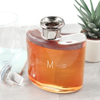 Magnificent Monogrammed L S A Decanter, 3 of 4