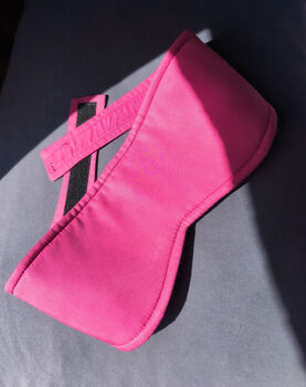 Cerise Pink Soft And Breathable Tencel Sleep Mask, 4 of 6