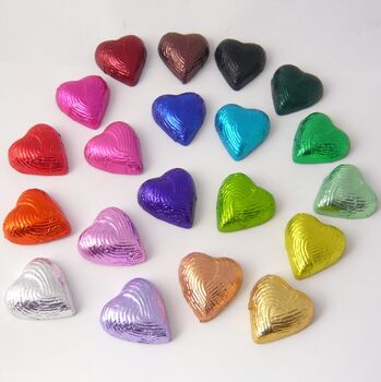 Personalised Favour With Foiled Chocolate Hearts, 5 of 8