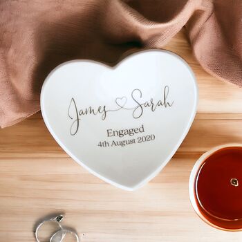 Personalised Engagement Ring Dish Gift, 2 of 6