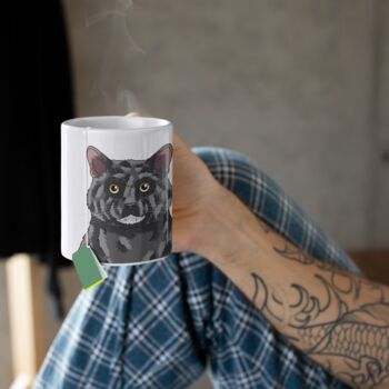 Personalised Pet Portrait Half Body Mug, 9 of 10