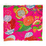 Serendipity Cotton Quilted Tote Bag Tropical Fuchsia, thumbnail 4 of 4