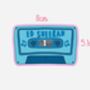 Ed Sheeran Inspired Cassette Tape Sticker, thumbnail 2 of 2