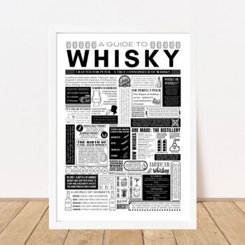 Whisky Lover’s Personalised Print – Fun Facts Wall Art Gift, 7 of 10
