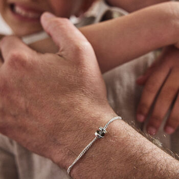 Mens Personalised Mini Spinning Disc Bracelet, 2 of 9