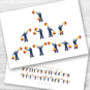 Personalised Semaphore Flags I Love You Card, thumbnail 2 of 4