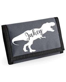 Personalised T Rex Dinosaur Wallet, 6 of 8