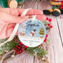 Personalised First Christmas Ceramic Ornament For Baby, thumbnail 1 of 7