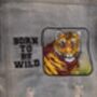 Personalised Baby/Toddler Denim Jacket With Tiger, thumbnail 8 of 8