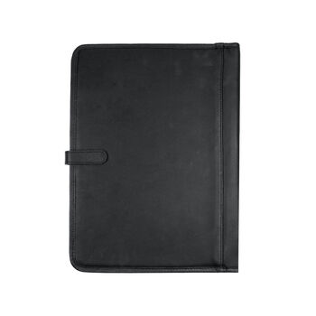 Personalised A4 Leather Document Holder In Black, 6 of 8