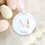 Personalised Flopsy Bunny Watercolour Easter Decoration, thumbnail 2 of 3