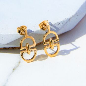 Monogrammed 18kt Gold Plated Silver Charm Bracelet, 3 of 9