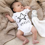 Personalised New Baby Star Babygrow, thumbnail 1 of 6