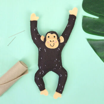 Colin The Chimpanzee Felt Sewing Kit, 2 of 10