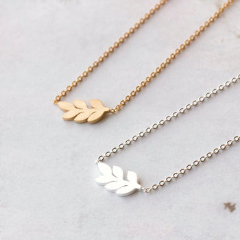 Olive Leaves Necklace, 4 of 10