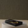 Handmade Black Marble Ashtray With Gold Lion Detail, thumbnail 5 of 6