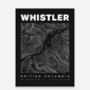 Whistler Blackcomb Contours Art Print, thumbnail 5 of 6