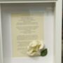 Literary 1st Anniversary Personalised Rose In Frame, thumbnail 5 of 6