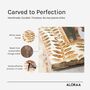 Hand Carved Mango Wood Photo Frame, thumbnail 2 of 8