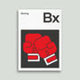 Boxing Posters And Prints, thumbnail 3 of 3