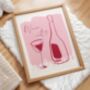 Wine Not Wall Art Print Kitchen Disco, thumbnail 4 of 6