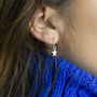 Silver Plated Star Earrings, thumbnail 8 of 12