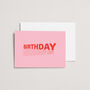 'Birthday Shout Out' Birthday Card, thumbnail 2 of 3