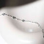 Sterling Silver Shimmer Anklet, thumbnail 2 of 6