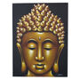 Buddha Painting Gold Sand Finish, thumbnail 1 of 6