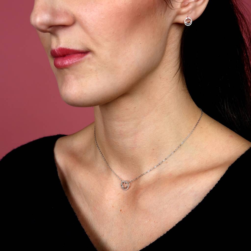 Smile Necklace Or Earrings By Attic