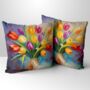 Kaleidoscope Of Elegance Hand Made Poly Linen Cushions, thumbnail 1 of 9