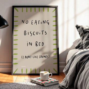 Biscuit Crumbs In Bed Print, 2 of 4