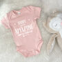 Daddy You're Amazing Happy 1st Father's Day Babygrow, thumbnail 5 of 11