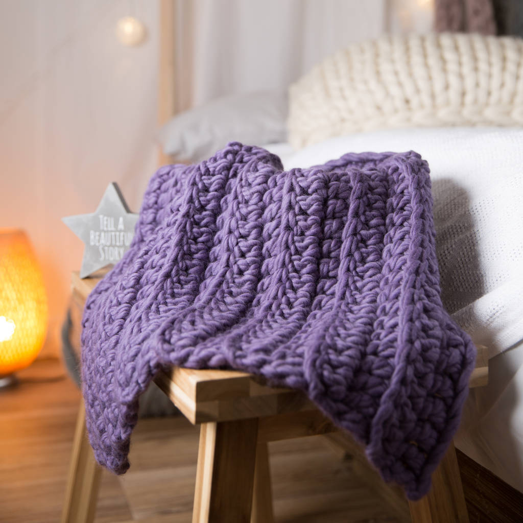baby blanket crochet kit by wool couture | notonthehighstreet.com