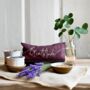 Gratitude Embroidered Lavender Eye Pillow, thumbnail 4 of 5