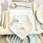 Personalised Monogrammed Embroidered Napkins, thumbnail 2 of 5