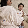 Personalised Organic Cotton Romper New Baby Gift, thumbnail 4 of 5