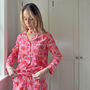 Jaipur Magenta And Orange Cotton Pyjamas, thumbnail 2 of 4