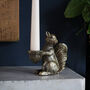 Gold Squirrel Candle Holder, thumbnail 3 of 4