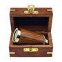 Personalised The Westminster Brass And Wood Telescope, thumbnail 3 of 8
